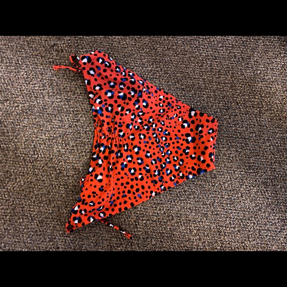 target leopard print bikini tie bottoms